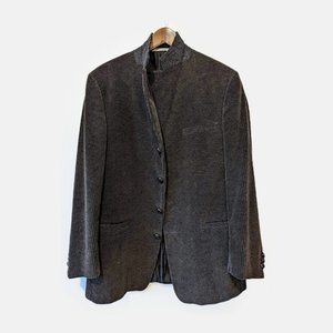 GIANNI VERSACE - Vtg brown velvet jacket - Sz 50